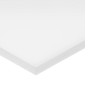 Zoro Select White HDPE Sheet Stock 16" L x 16" W x 1/4" Thick BULK-PS-PE-405